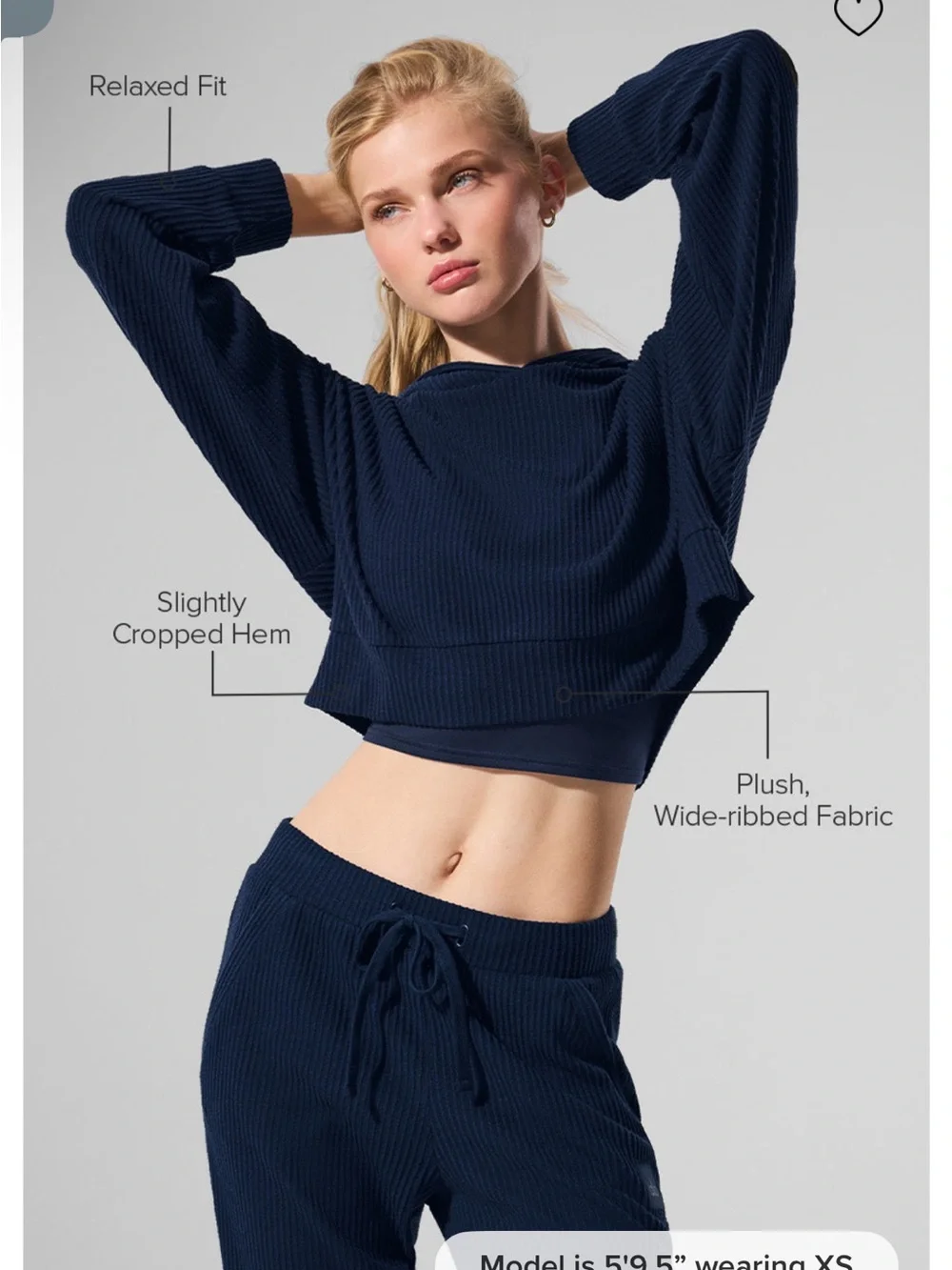 Alo Muse Hoodie - Navy